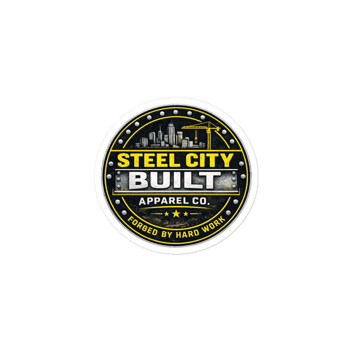 Steel City Built Stickers